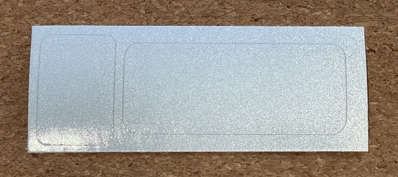 number plate sticker reflective